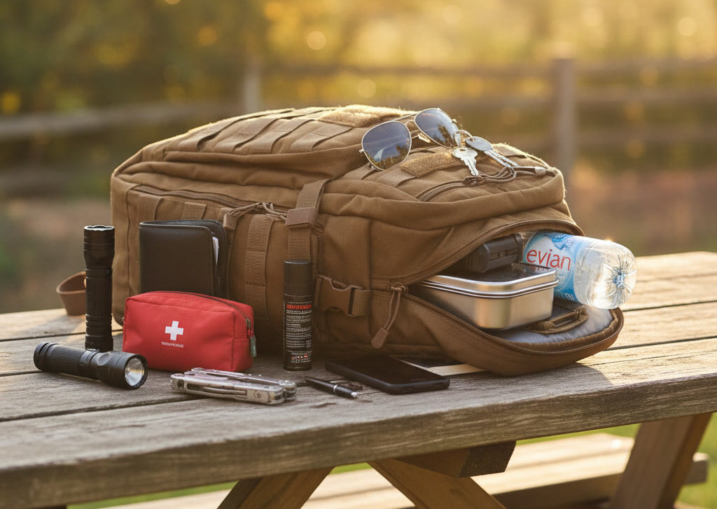 Mon EDC complet : tout ce que j’emmène avec moi chaque jour dans mon sac a dos Rush 12 de chez 5.11