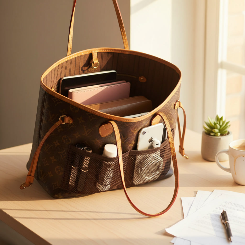 L&rsquo;EDC au féminin : le contenu du sac de mon épouse passé au crible