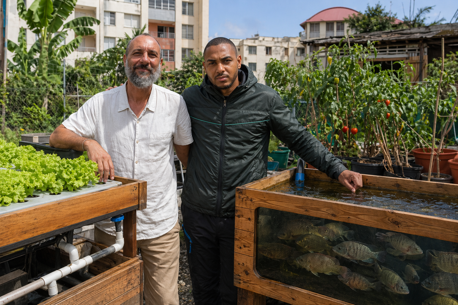 Aquaponie urbaine : comment un jardin partagé nourrit tout un quartier