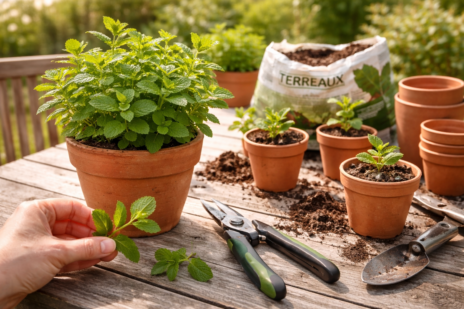 Comment bouturer un plant de menthe : multipliez vos aromatiques gratuitement