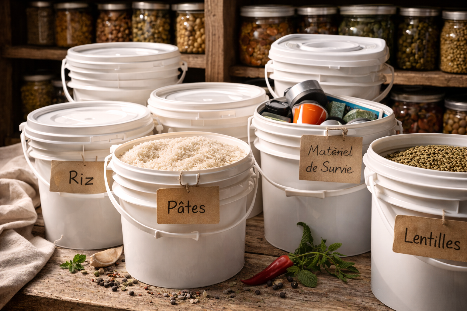 Astuce recyclage #2 : comment obtenir des seaux alimentaires de 5 litres gratuitement