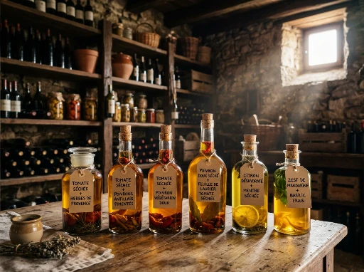 Comment faire de l&rsquo;huile aromatisée maison : la méthode simple avec des légumes déshydratés