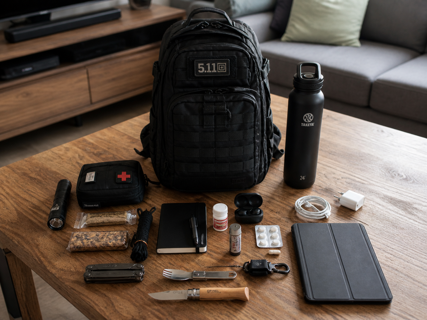 Mon sac EDC au quotidien : revue du 5.11 Rush 12 et son contenu complet