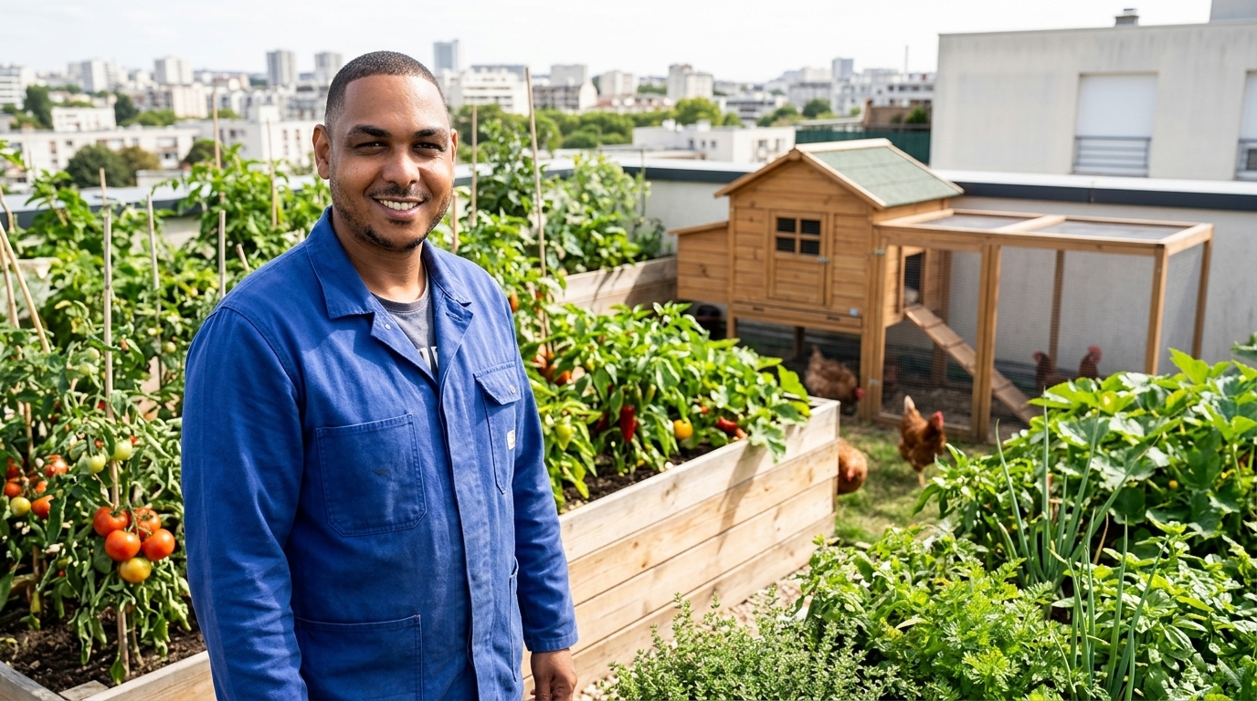 Végétaliser son toit plat pour produire fruits et légumes : la micro-ferme urbaine d’Ose